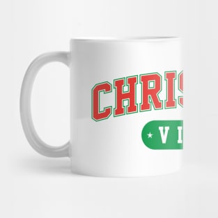 Christmas Vibes Varsity Mug